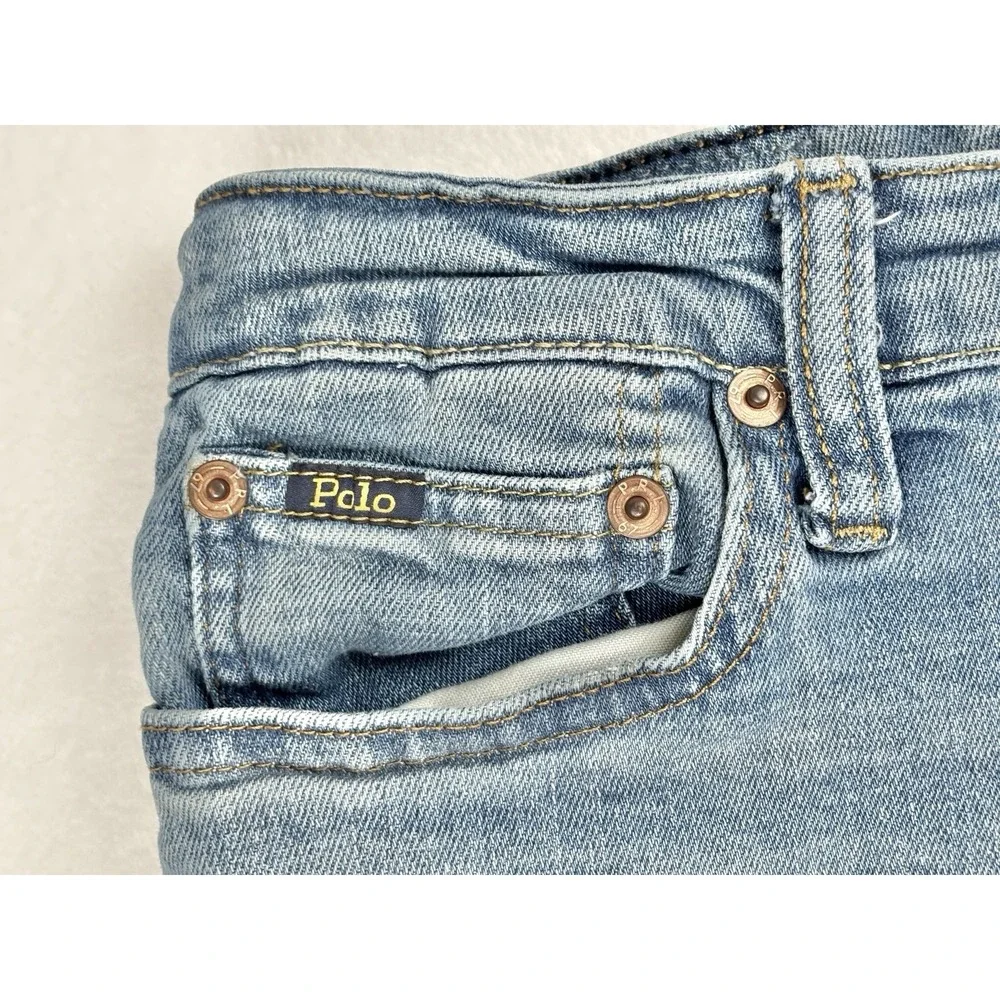 Polo‎ Ralph Lauren Hampton Straight Denim Jeans Youth L 14–16 Blue